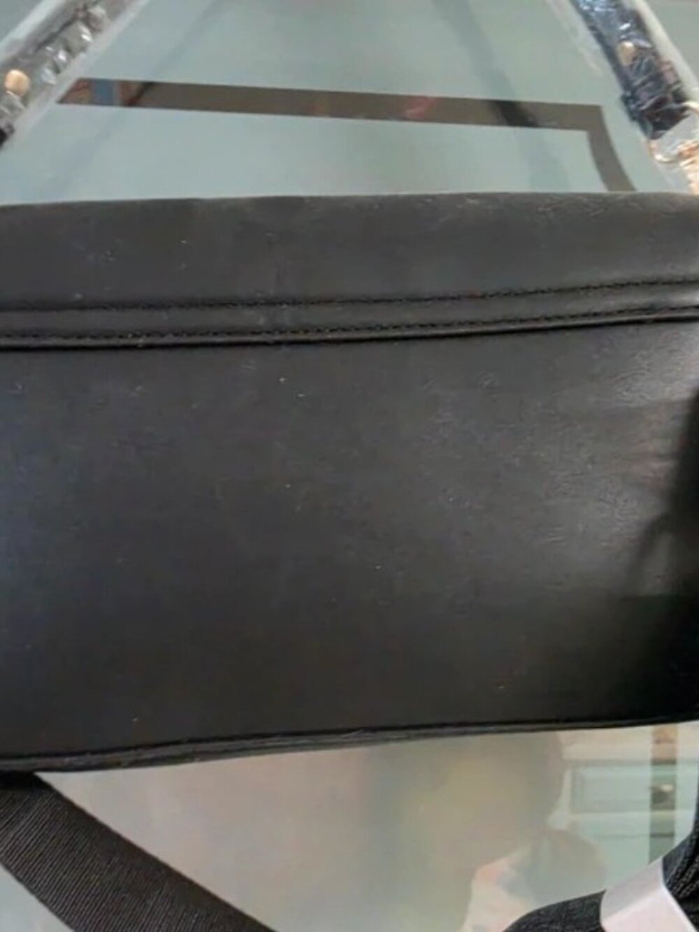Valentino Orlandi Black Crossbody Bag with Gold Hardware - Picture 7 of 12